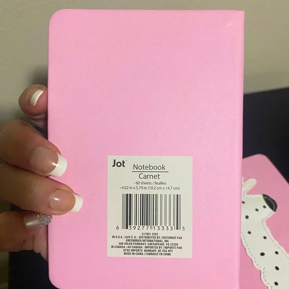 Notebooks Mini size llama design -Pink - Picture 3 of 4